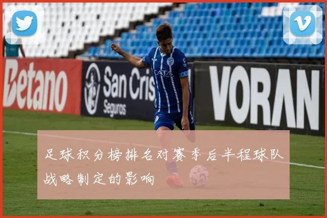 足球积分榜排名对赛季后半程球队战略制定的影响