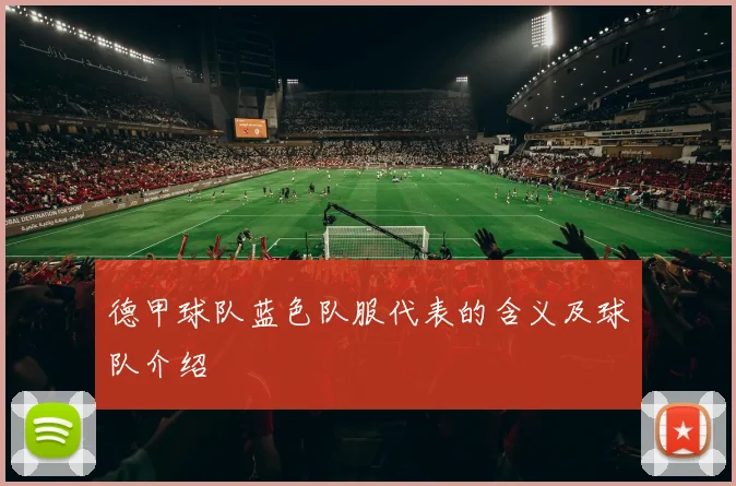 德甲球队蓝色队服代表的含义及球队介绍